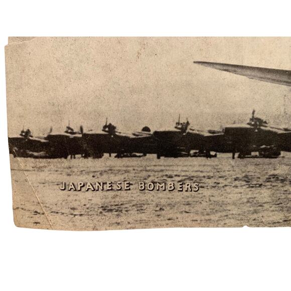Vintage 5" by 8" James Phillips Japanese Bombers WWII Black White Photo Print - Picture 4 of 7